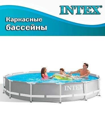 Спорт и отдых: 366/76см. Intex 26710 Каркасный бассейн Prism Frame, 6503л. Все — 9