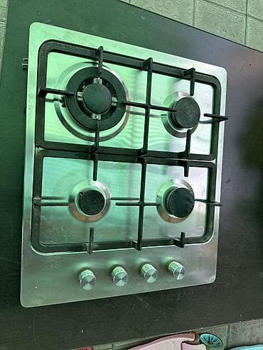 решетка для газовой плиты 4 конфорки: Газовая, Механическое, Встраиваемая — 1