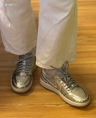 nike sb dunk low: Кроссовки, 38.5, Nike, Новый, цвет - Серебристый, Самовывоз — 2