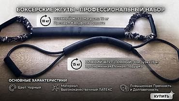 Боксерские жгуты — профессиональный набор Комплектация и нагрузка: -