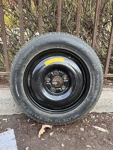 запаска bmw: Колеса в сборе 135 / R 15, Новый, Запаска, Легковые, Железные, отверстий - 5 — 2