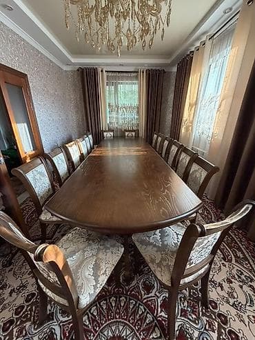 small table: Стол и стул для зала, Б/у, Самовывоз, цвет - Коричневый — 5