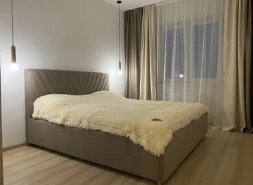 Двуспальная кровать, Новый, С матрасом, длина - 200 см