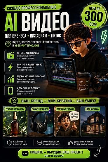 Профессиональное создание AI‑видео под ключ Что предлагается: -