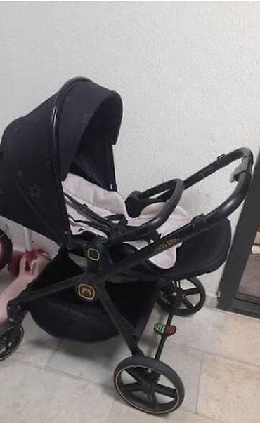 ining: Прогулочная коляска INING BABY, черная - Универсальная коляска с — 3