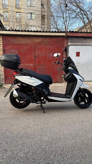 прямоток мото: Макси-скутер BWS, 150 куб. см, Бензин, Новый — 5