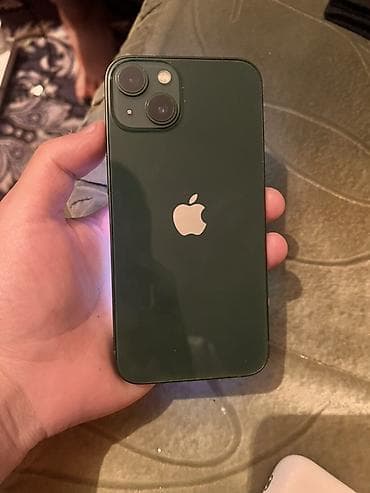 iphone 13 128: IPhone 13, Б/у, 128 ГБ, Зеленый, Чехол, 90 % — 1