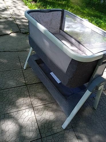 детская кровать новая: Люлька, Колыбель, Пластик, цвет - Серый — 2