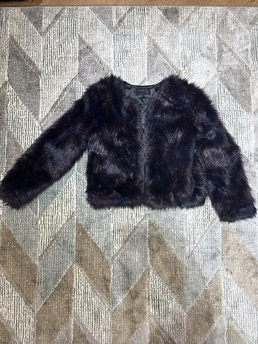 Женская шубка-жакет H&M (модель без воротника) - Бренд: H&M -