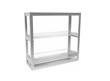 Стеллаж для тарелок ЭКОНОМ СКТК-2КЭ-2М (сетки хром., каркас