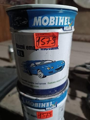 tush 3d: MOBIHEL (3 банки 3л.) темно синий металлик,цена за 3 банки 5000 — 1