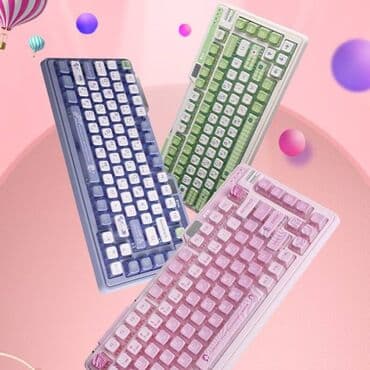 raspberry pi 4: Клавиатура, Механикалык, Bluetooth, Зымдуу туташтыруу, Өлчөмү: 75% — 3