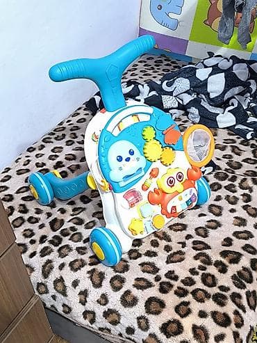 Развивающий толокар‑ходунок для малышей 2‑в‑1. - Многофункциональная