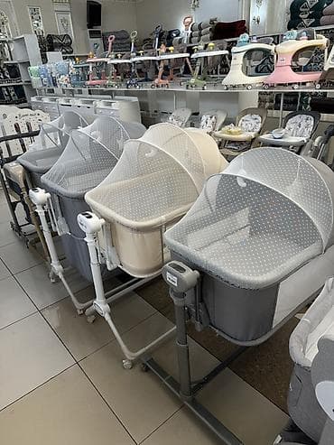 детский кроватки: Люлька, Колыбель, цвет - Серый — 1