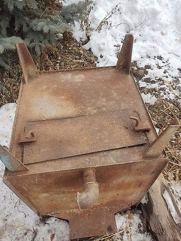 беде урон: Печь-«буржуйка» металлическая с варочной поверхностью - Материал — 3