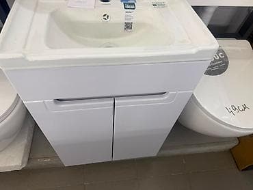 solutions elementary: Тумба с умывальником Wasser (серия с покрытием Nano Clean) - — 1