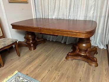 Вешалки: Стол и стул для зала, цвет - Коричневый — 1