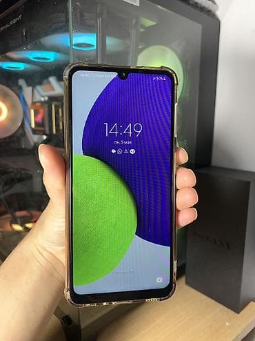 samsung a22s: Samsung Galaxy A22, Б/у, 64 ГБ, цвет - Черный, 2 SIM — 2