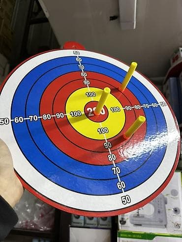 терек кескич: Игровой набор «Toilet Darts» — мини-аттракцион для меткой стрельбы — 1