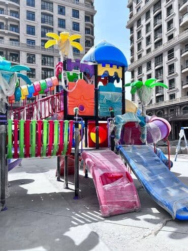 Детские площадки, комплексы, спортивные площадки, качели, качалки на