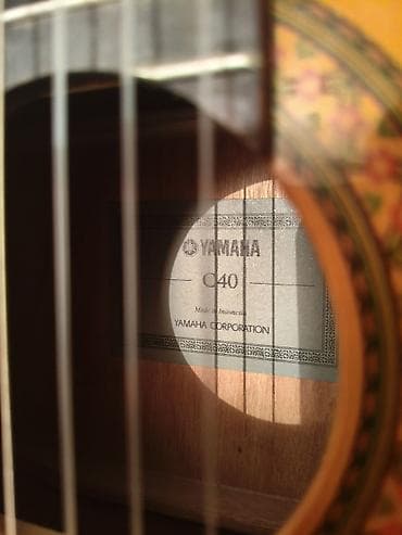 насыя: Оригинал Классическая гитара Yamaha C40 - Полноразмерная классическая — 3
