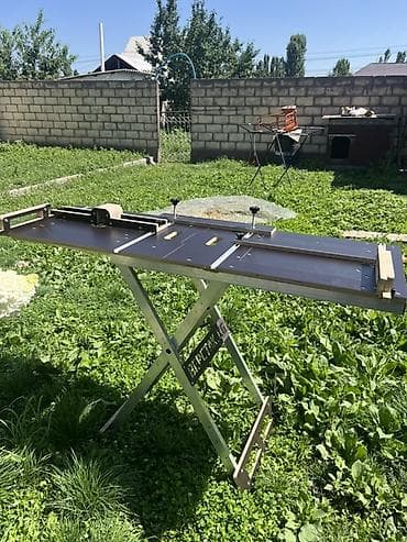 заточка пил: Складной универсальный стол-верстак для деревообработки - Мобильная — 7