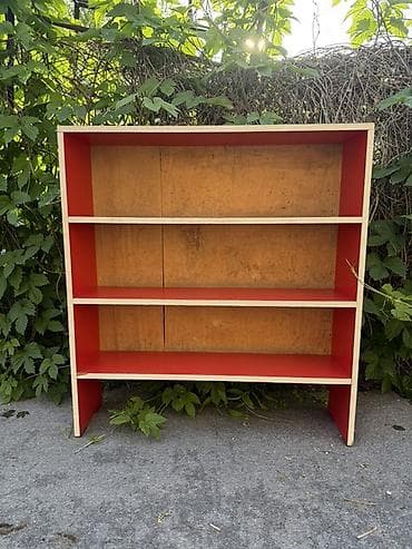 дерево мебель: Книжная полка, Дерево, Напольная — 1