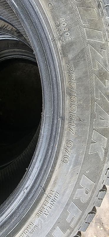 Бронированная резина Blizzak. 225-55-17. Зимняя. Приехала с США — 3