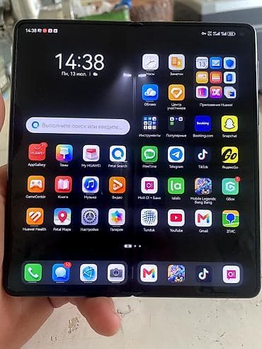 Техника жана электроника: Huawei Mate X3, Колдонулган, 512 ГБ, түсү - Жашыл, 2 SIM — 1