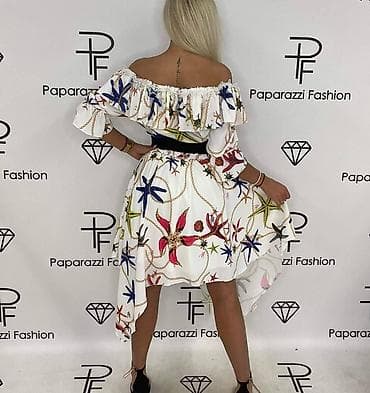 форма повар: Производство Турция.Платье Paparazzi Fashion с морским принтом - — 3