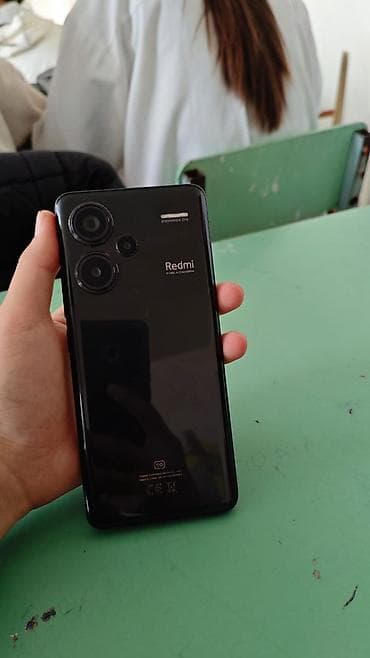 аристон бу бишкек: Redmi, Redmi Note 13 Pro Plus, Колдонулган, 256 ГБ, түсү - Кара — 1