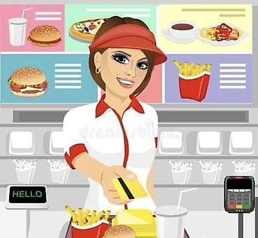 Фастфуд-Кассир.Требуются в район Аламединского рынка