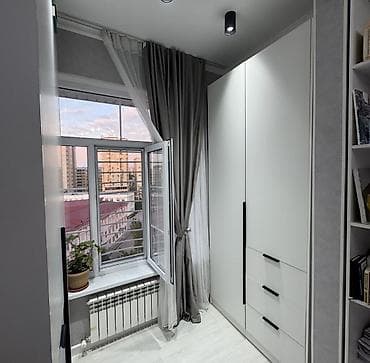 джал курчатова: 1 комната, 35 м², Джал мкр (в т.ч. Верхний, Нижний, Средний) 106 серия, 7 этаж, Дизайнерский ремонт — 2