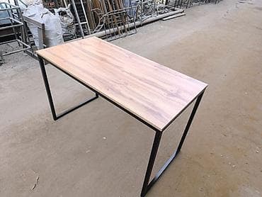 стол со стеклянной столешницей: Кухонный стол, Прямоугольный, Нераскладной — 8