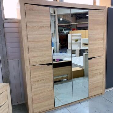 спальный гарнитур соренто: Уктоочу бөлмө гарнитуру, Жаңы, Шкаф, Эки кишилик керебет, Комод, ДСП, Акылуу жеткирүү — 3