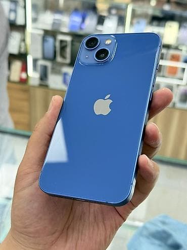 apple 5s iphone: IPhone 13, Б/у, 512 ГБ, Синий, Защитное стекло, Чехол, 97 % — 2