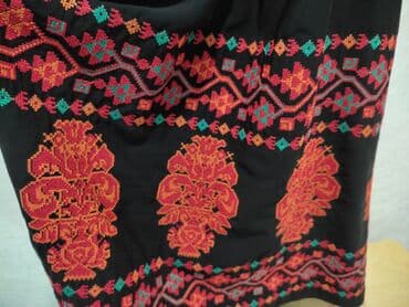 платье с запахом большого размера: Повседневное платье, Осень-весна, Длинная модель, Хлопок, 3XL (EU 46) — 4