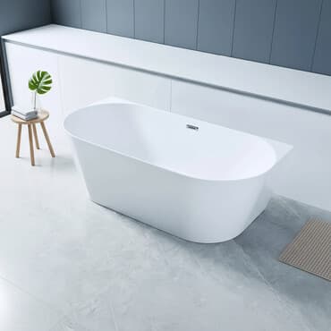 аквариум круглый: Свободностоящая ванна в современном минималистичном стиле. Основные — 1