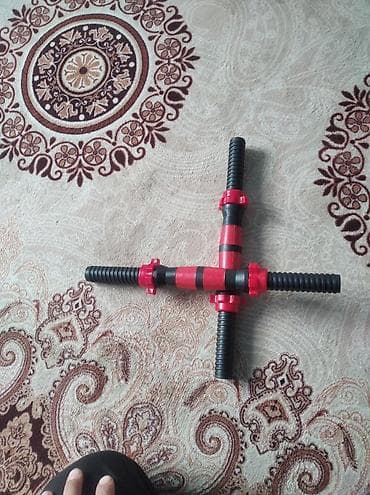 Грифы-ручки для разборных гантелей/штанги с винтовыми замками. - — 1