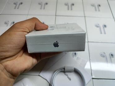 аирподс оригинал цена бишкек: Вкладыши, Apple, Новый, Беспроводные (Bluetooth), Классические — 4
