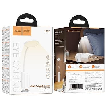 часы hoco: Лампа HOCO HX10 Clip Table Lamp White Настольная LED‑лампа с — 4