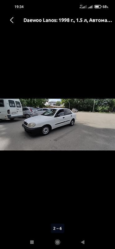daewoo l: Daewoo Lanos: 1998 г., 1.5 л, Автомат, Бензин, Седан — 5