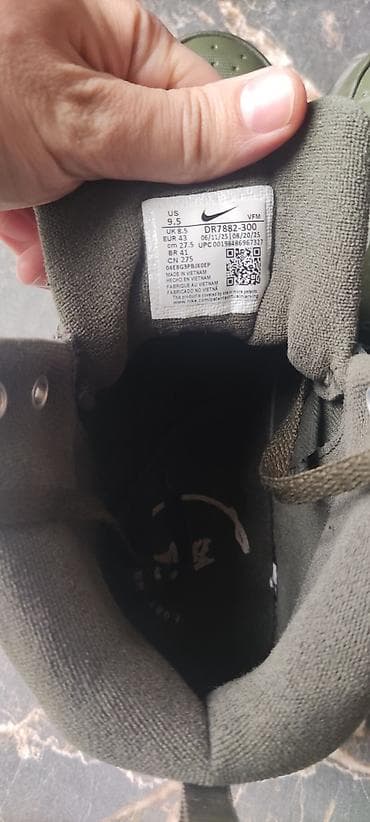 Туфли: Мужские кроссовки, 43, Nike, Б/у, цвет - Зеленый, Самовывоз, Платная доставка — 4