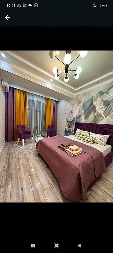 квартира в бишкеке снять на сутки: 1 комната, Душевая кабина, Постельное белье, Кондиционер — 5