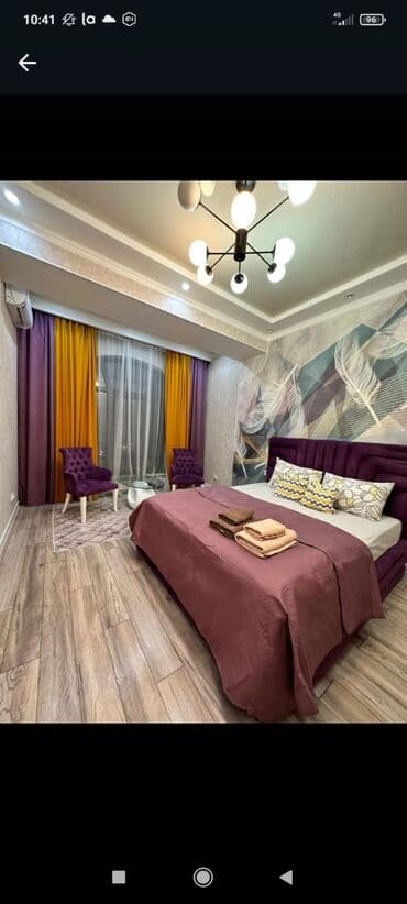 1ком квартира в бишкеке цена: 1 комната, Душевая кабина, Постельное белье, Кондиционер — 1