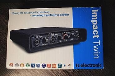 Усилители звука: Звуковая карта TC Electronic Impact Twin Студийная классика — 1