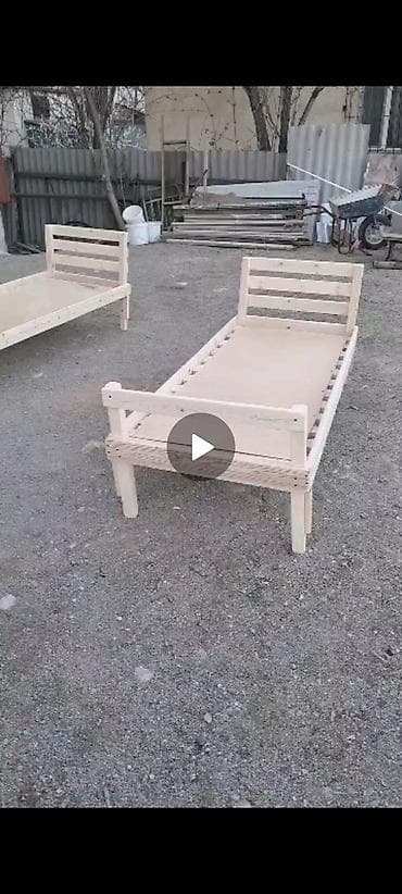 bunk bed: Односпальные кровати из массива натуральной древесины - Каркас из — 2