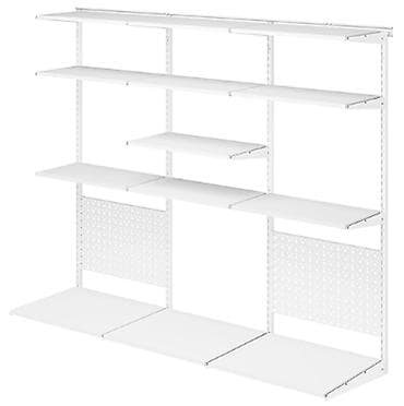 Гардеробная система ПРАКТИК Home Мастерская 1 белая отличается