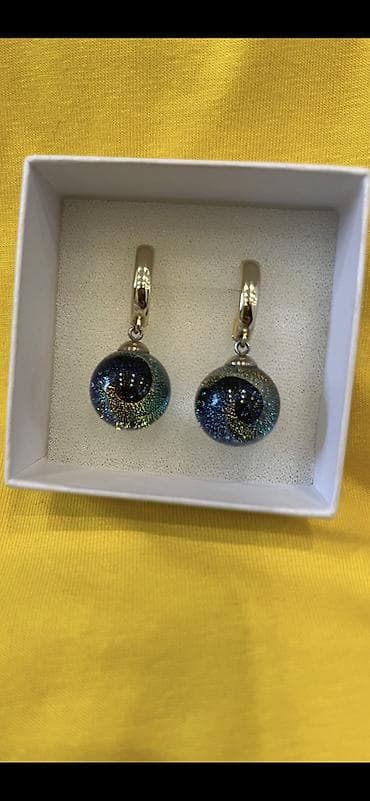 серебро кара балта: Серебряные серьги, Женские, Б/у — 5