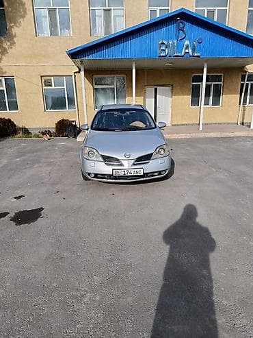 Унаа сатуу: Nissan Primera: 2002 г., 1.8 л, Кол менен иштөөчү, Бензин, Универсал — 6